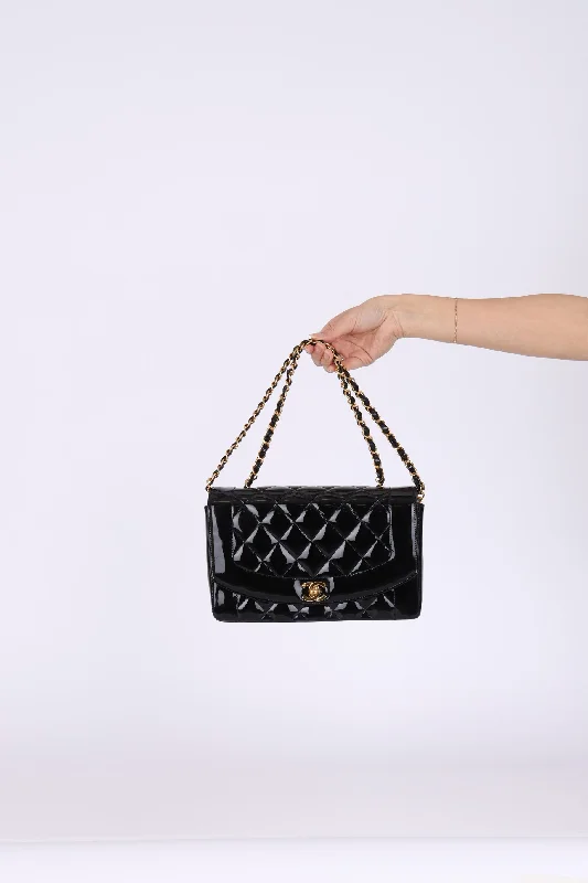 Chanel Patent Medium Diana