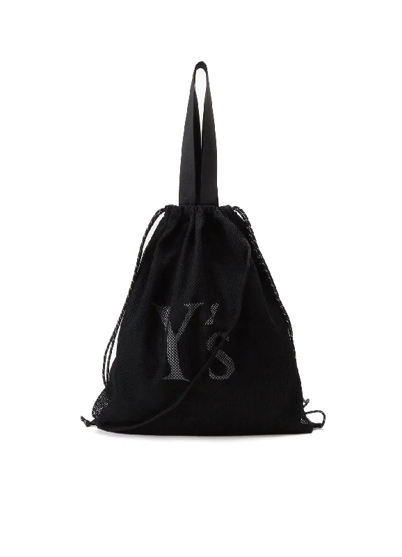 Y'S NYLON MESH KNAPSACK