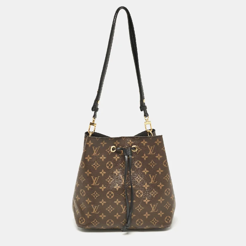 Shoulder bags with animal prints for flair -Louis Vuitton Monogram Canvas Neonoe Mm Bag