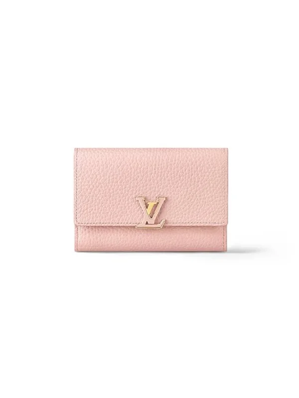 Capucine Compact Wallet Rose Jasmine M82361