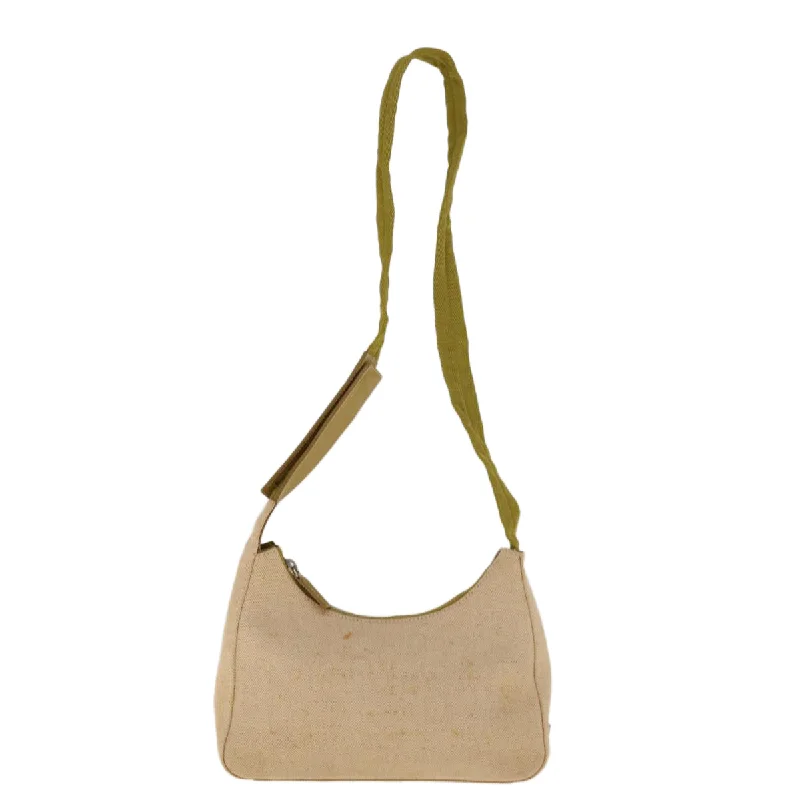 Small shoulder bags perfect for quick errands -Prada  Canvas Shoulder Bag (Pre-Owned)