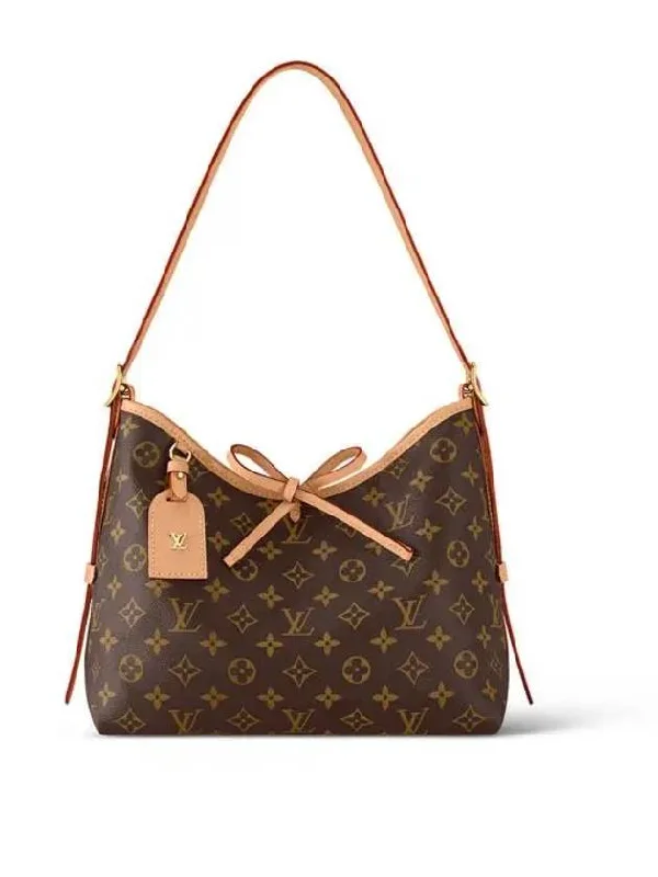 Carryall PM Monogram Shoulder Bag Brown