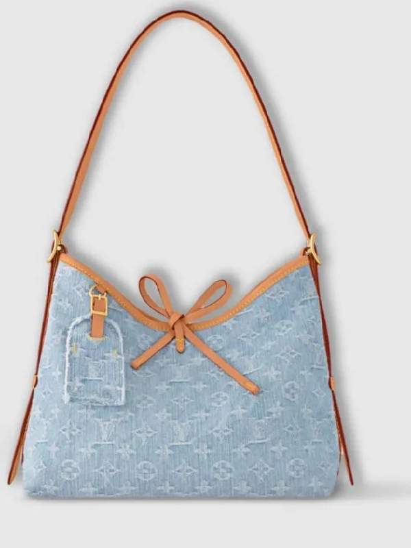 Carryall PM Monogram Denim Shoulder Bag M11462