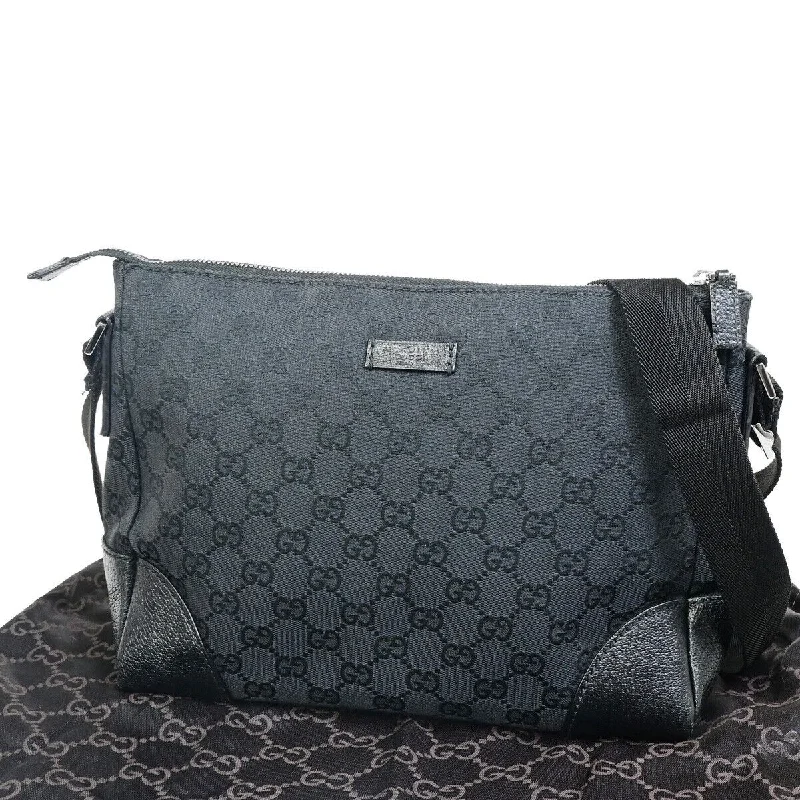 Shoulder bags with detachable pouches for versatility -Gucci Gg Canvas  Canvas Shoulder Bag (Pre-Owned)