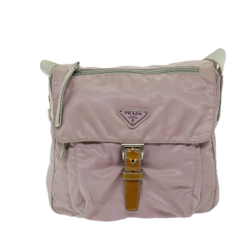 Shoulder bags with neutral tones for versatility -Prada Tessuto  Synthetic Shoulder Bag (Pre-Owned)