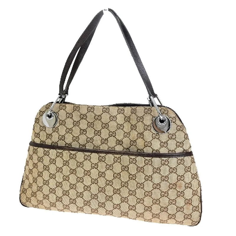 Shoulder bags with seasonal prints for holidays -Gucci Eclipse  Canvas Shoulder Bag (Pre-Owned)