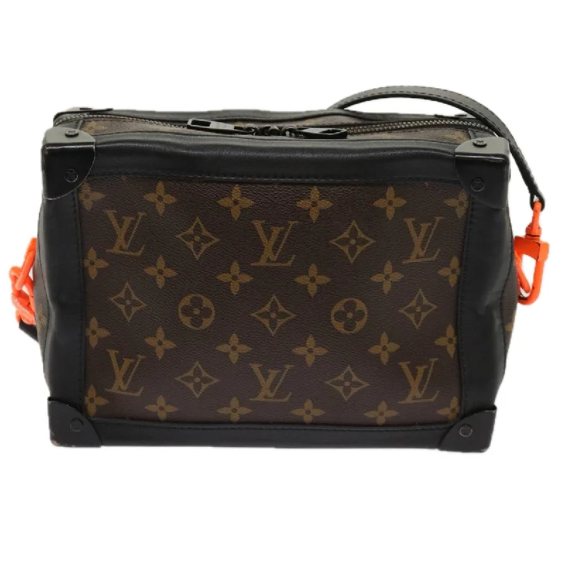 Shoulder bags with zipper closures for security -Louis Vuitton Trunk  Canvas Shoulder Bag (Pre-Owned)