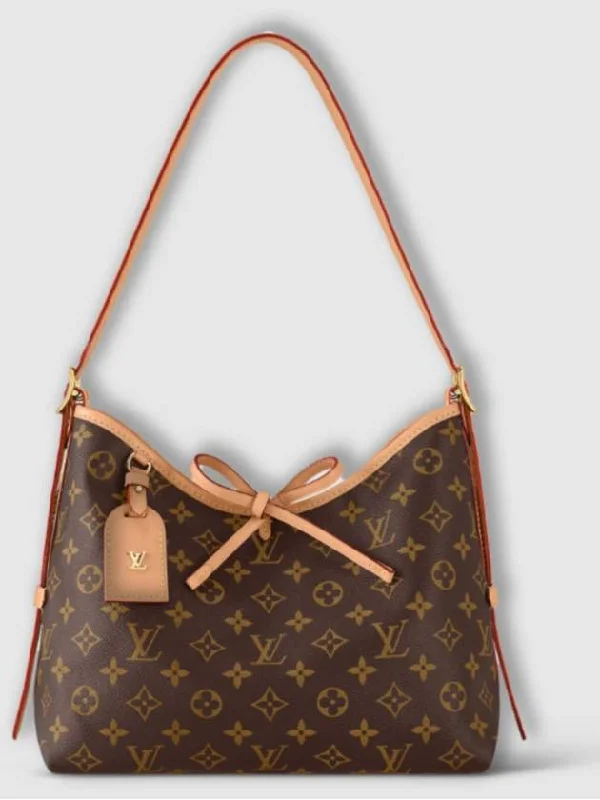 Carryall PM Monogram Shoulder Bag Brown