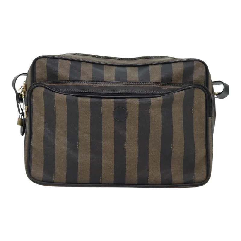 Shoulder bags with sleek silhouettes for fashion -Fendi Pecan  Canvas Shoulder Bag (Pre-Owned)