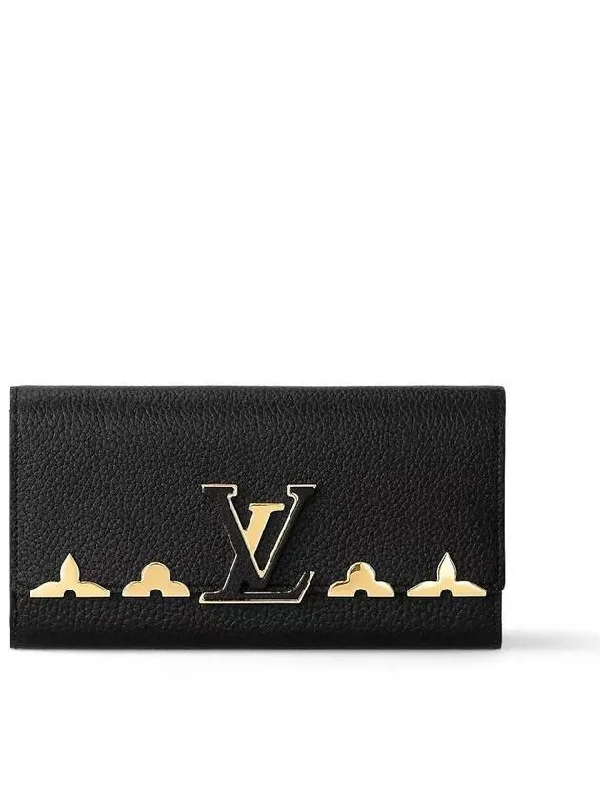 Capucine long wallet black