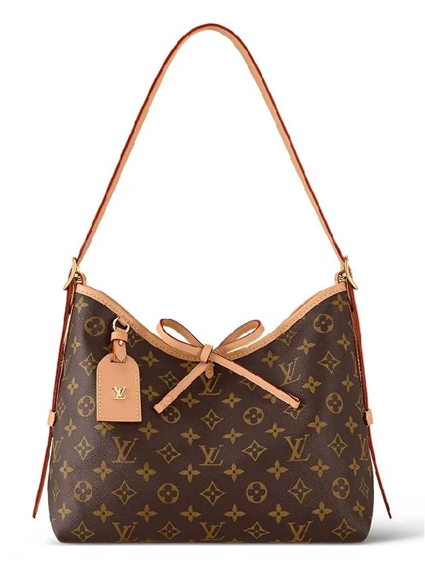 Carryall PM Monogram Shoulder Bag Brown