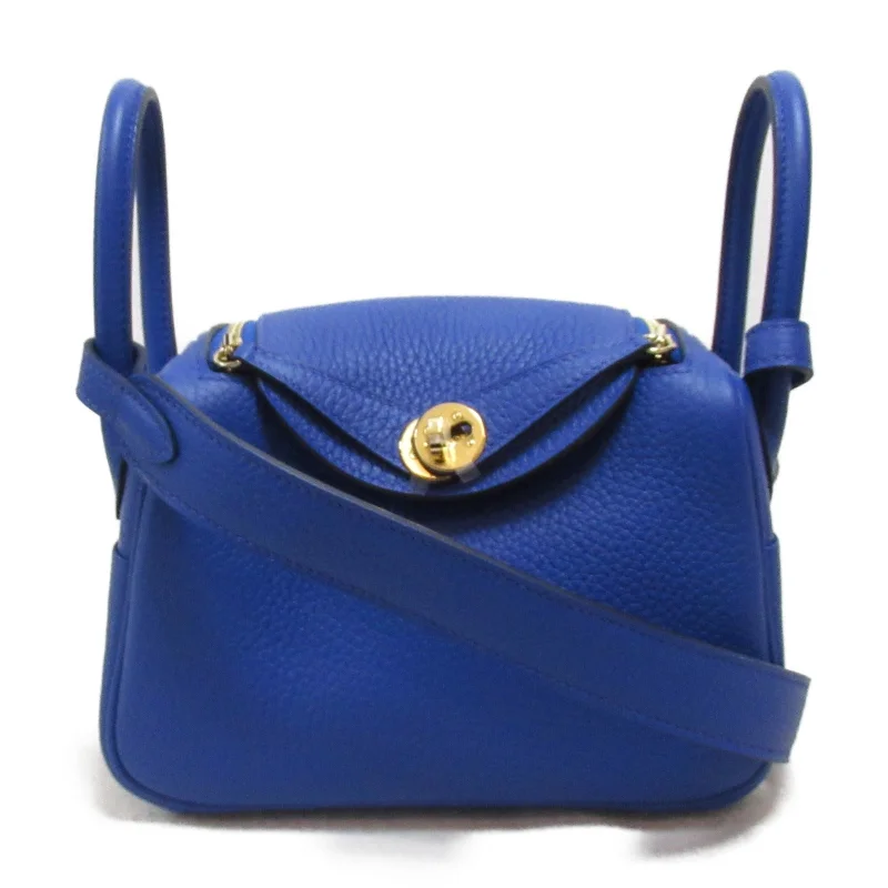 Shoulder bags with vibrant colors for boldness -Hermes Lindy Mini 2way Shoulder Bag Leather