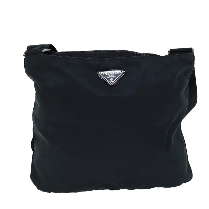 Shoulder bags with zipper closures for security -Prada Tessuto  Synthetic Shoulder Bag (Pre-Owned)