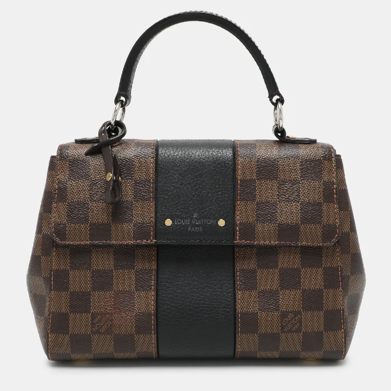 Shoulder bags with zipper closures for security -Louis Vuitton Damier Ebene Canvas Bond Street Bb Bag