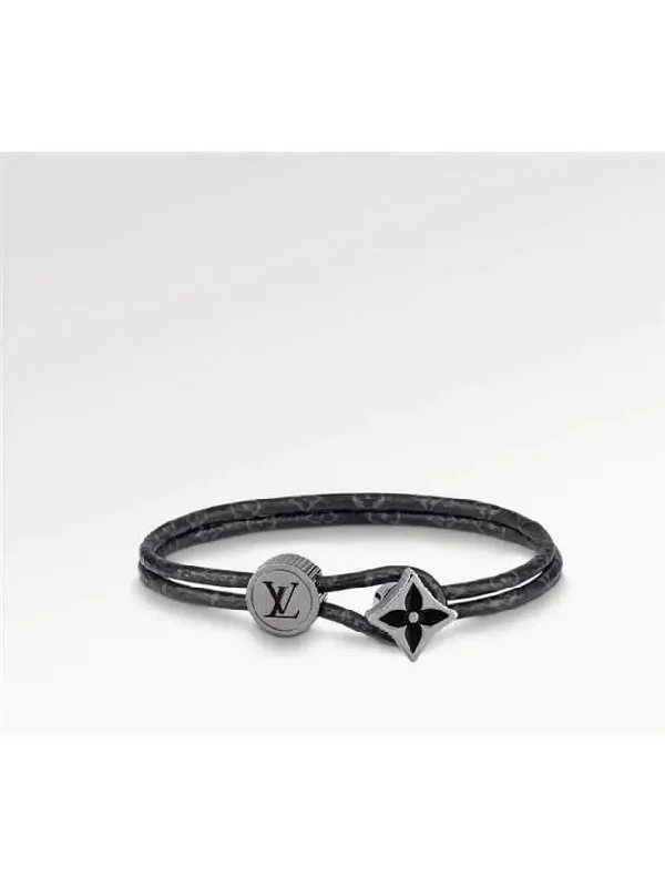 Catch It Monogram Metal Bracelet Gris