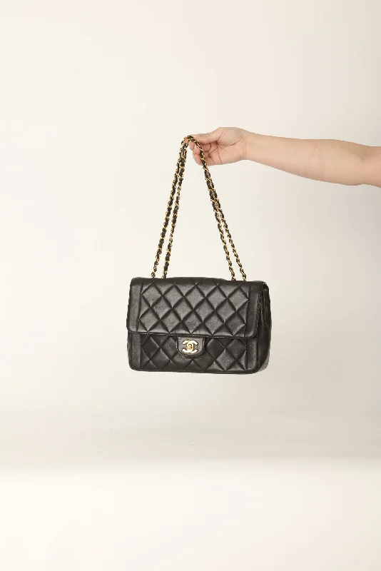 Chanel 1994 Lambskin Turnlock Single Flap