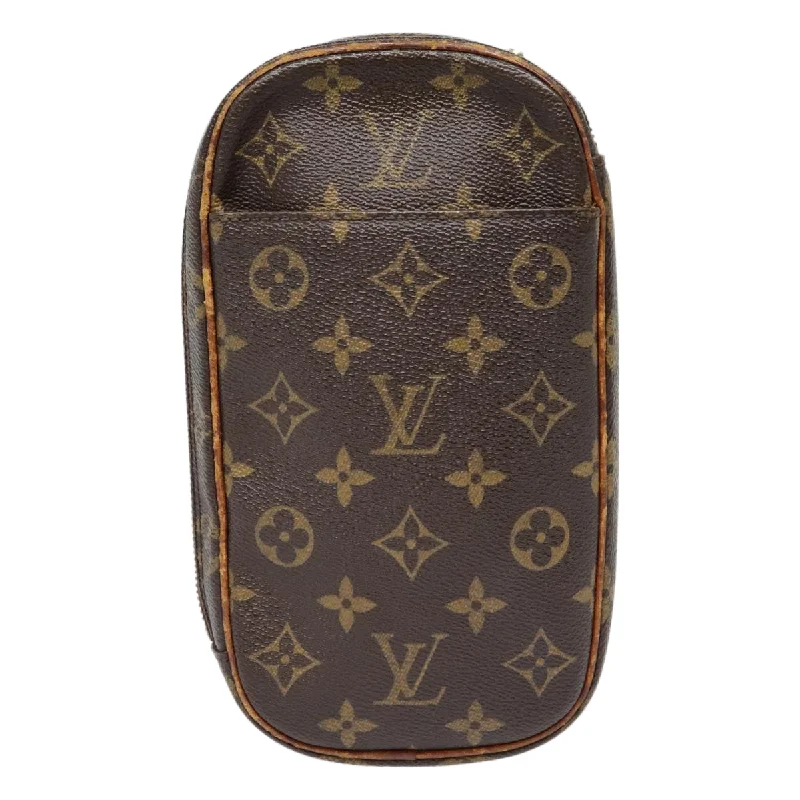 Shoulder bags with sleek black for elegance -Louis Vuitton Pochette Gange  Canvas Shoulder Bag (Pre-Owned)