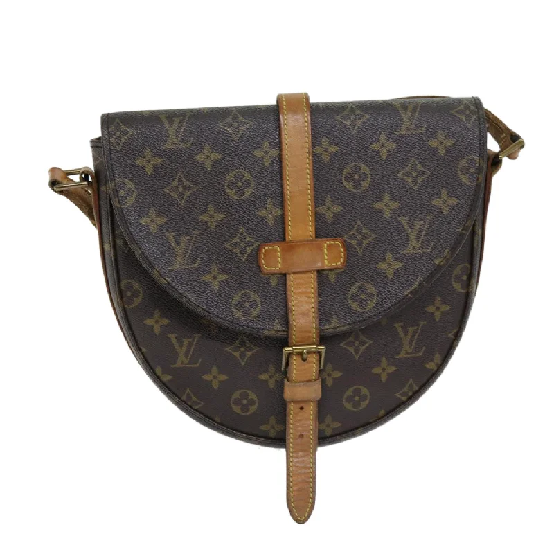 Designer shoulder bags with luxury brand logos -Louis Vuitton Chantilly  Canvas Shoulder Bag (Pre-Owned)