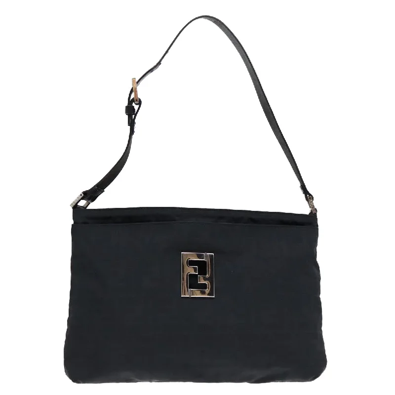 Shoulder bags with minimalist sleek silhouettes -Fendi  Canvas Shoulder Bag (Pre-Owned)