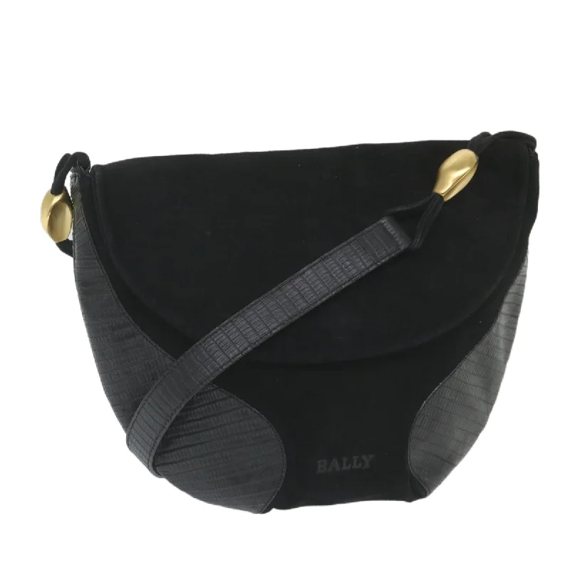 Shoulder bags with side pockets for organization -Bally  Suede Shoulder Bag (Pre-Owned)