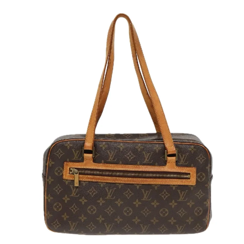 Shoulder bags with reinforced stitching for durability -Louis Vuitton Cité  Canvas Shoulder Bag (Pre-Owned)