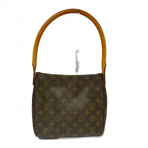 Shoulder bags with spacious pockets for travel -Louis Vuitton Looping MM Monogram Shoulder Bag