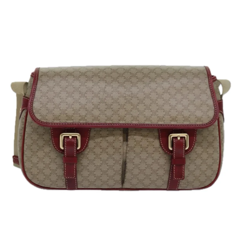 Shoulder bags with padded straps for ease -Céline Macadam  Canvas Shoulder Bag (Pre-Owned)