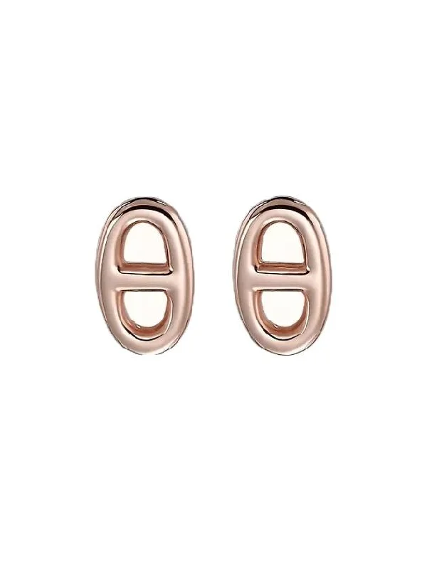 Chaine D Ancre Earrings Rose Gold