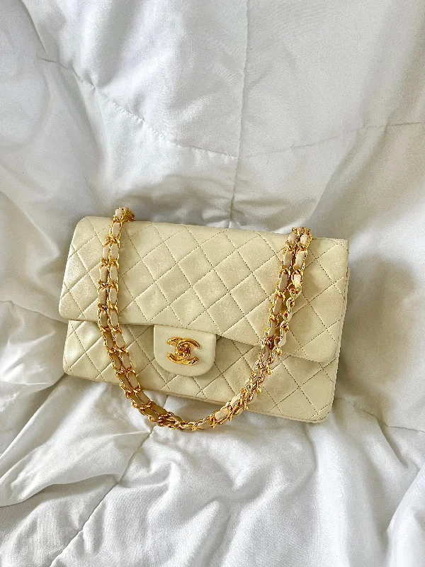 Chanel Classic Medium Double Flap Quilted Lambskin Bag