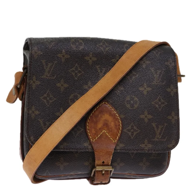 Shoulder bags with vintage vibes for nostalgia -Louis Vuitton Cartouchière  Canvas Shoulder Bag (Pre-Owned)