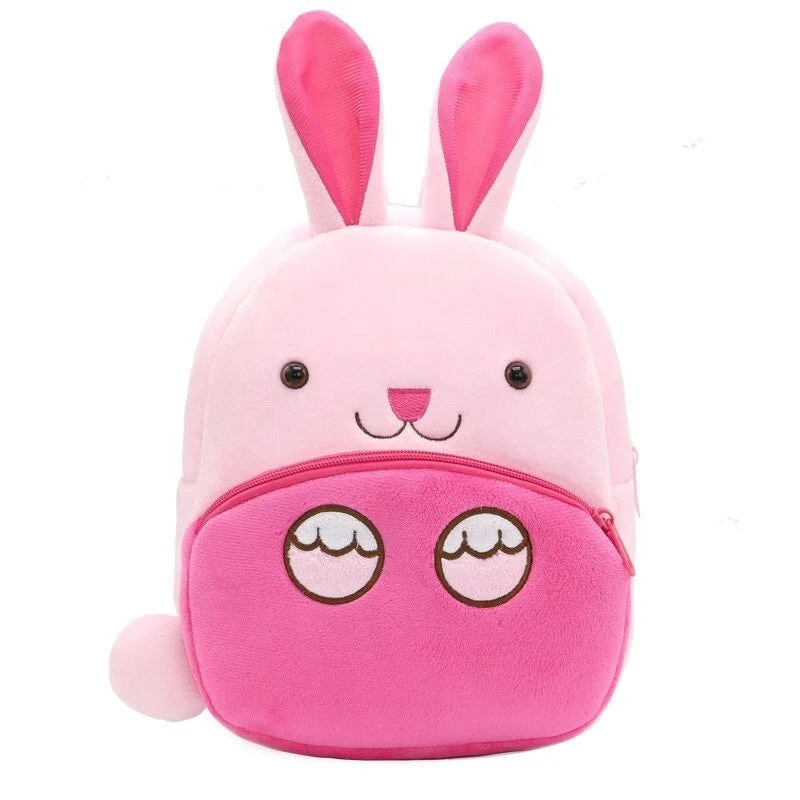 Cartoon Plush Animal Children School Bags