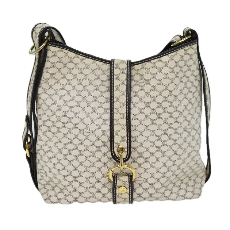 Leather shoulder bags for stylish everyday carry -Céline Macadam  Canvas Shoulder Bag (Pre-Owned)