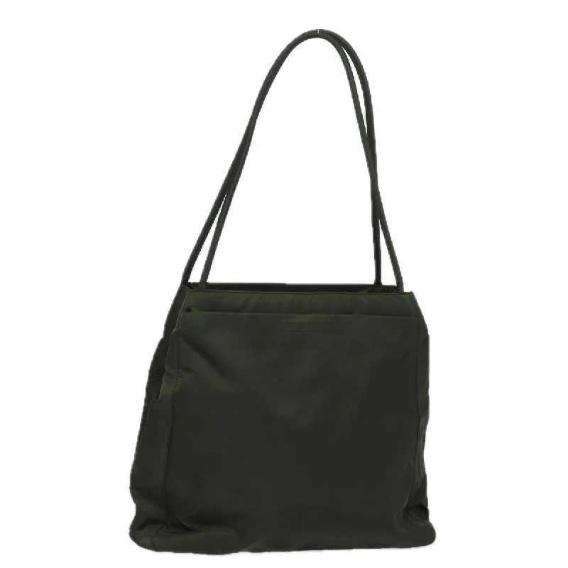 Shoulder bags with modern cutouts for style -Prada Tessuto  Synthetic Shoulder Bag (Pre-Owned)