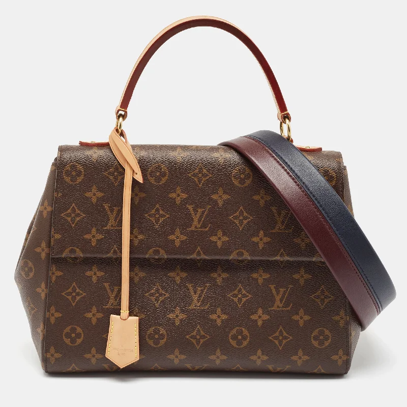 Shoulder bags with tropical prints for summer -Louis Vuitton Monogram Canvas Cluny Mm Bag