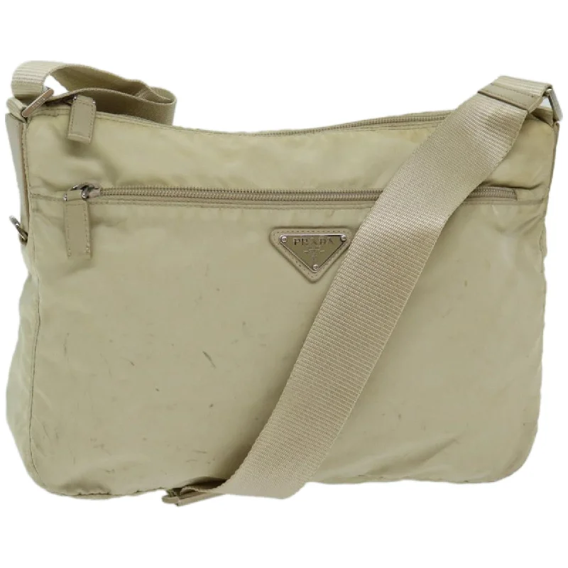 Shoulder bags with neutral tones for versatility -Prada Tessuto  Synthetic Shoulder Bag (Pre-Owned)