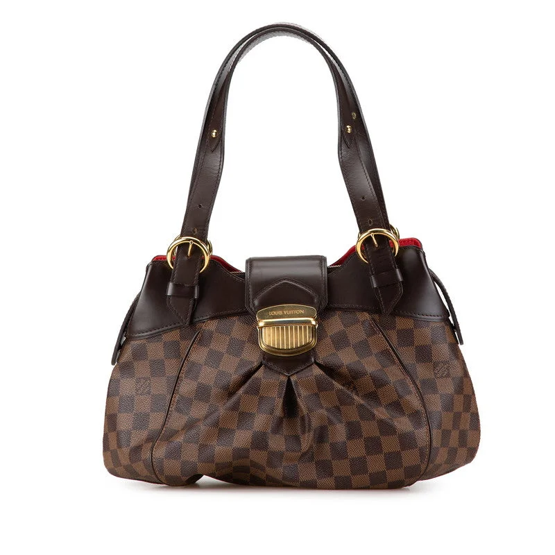 Shoulder bags with expandable sides for flexibility -Louis Vuitton Damier Sistina PM Shoulder Bag