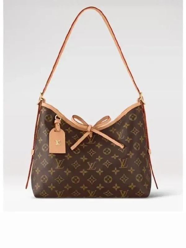 Carryall PM Monogram Shoulder Bag Brown