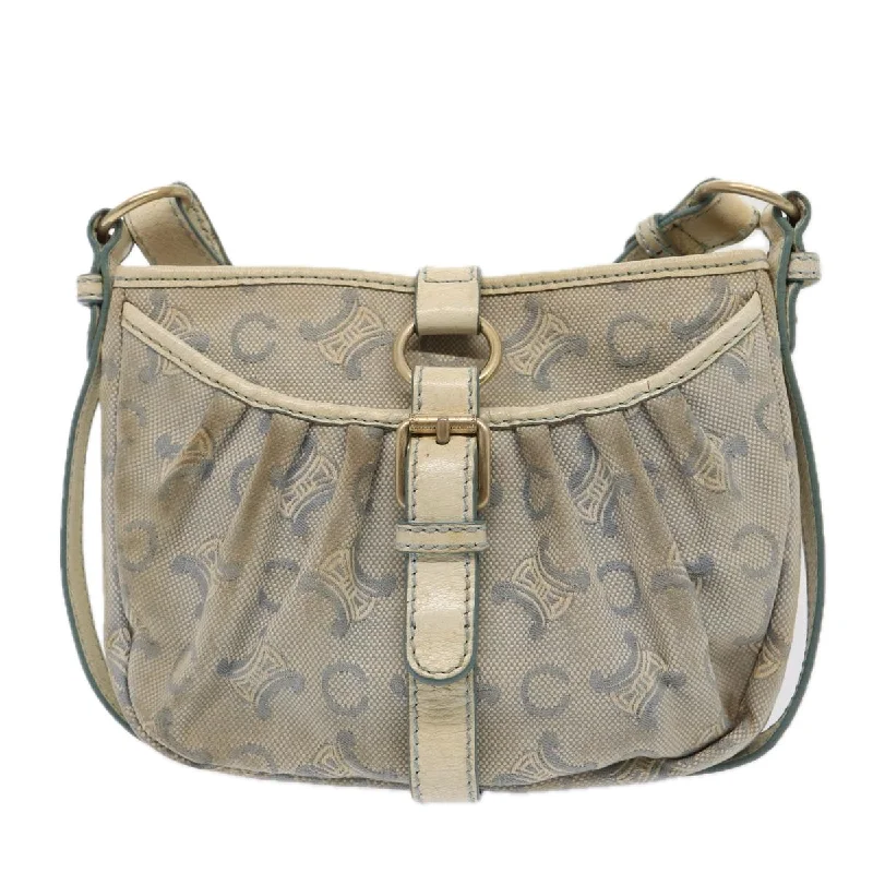 Shoulder bags with reinforced stitching for durability -Céline Macadam  Canvas Shoulder Bag (Pre-Owned)