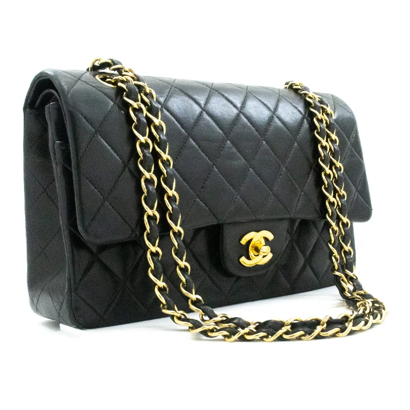 Shoulder bags with bright neons for visibility -Chanel Double Flap  Leather Shoulder Bag (Pre-Owned)