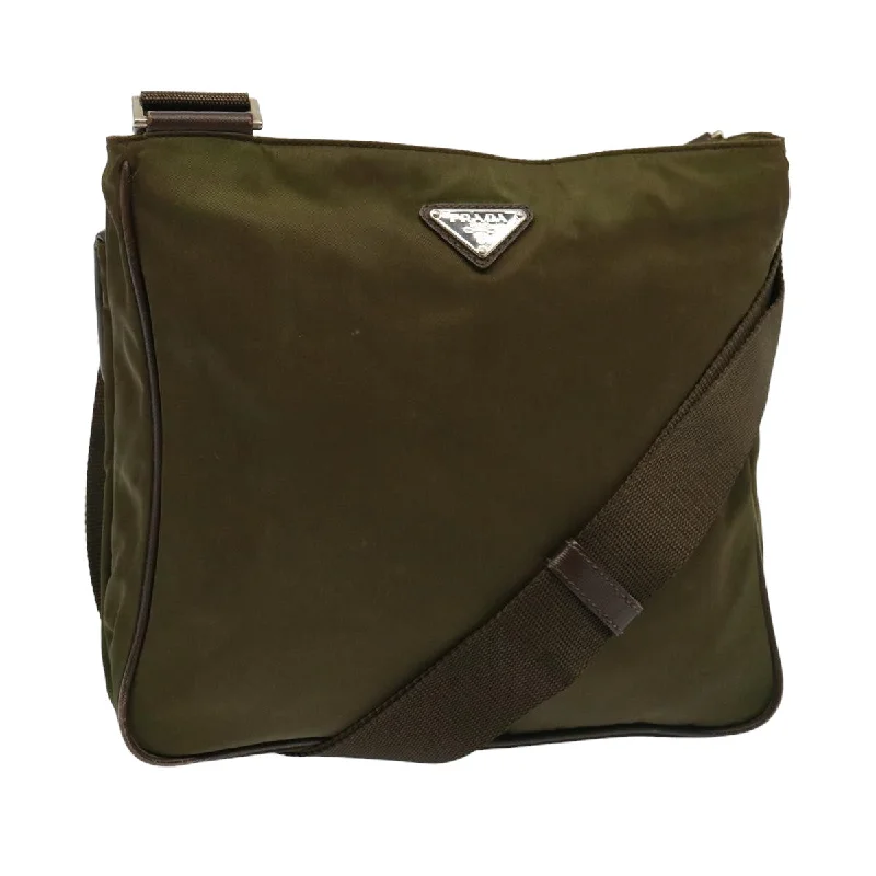 Shoulder bags with soft linings for protection -Prada Tessuto  Synthetic Shoulder Bag (Pre-Owned)