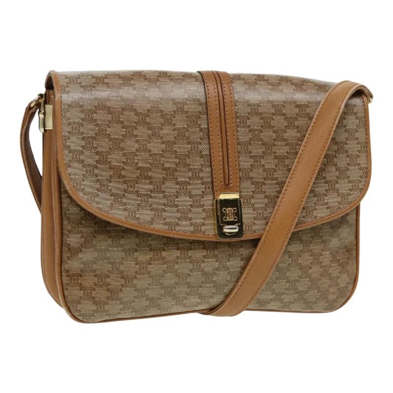 Reversible shoulder bags offering two chic looks -Céline Macadam  Canvas Shoulder Bag (Pre-Owned)