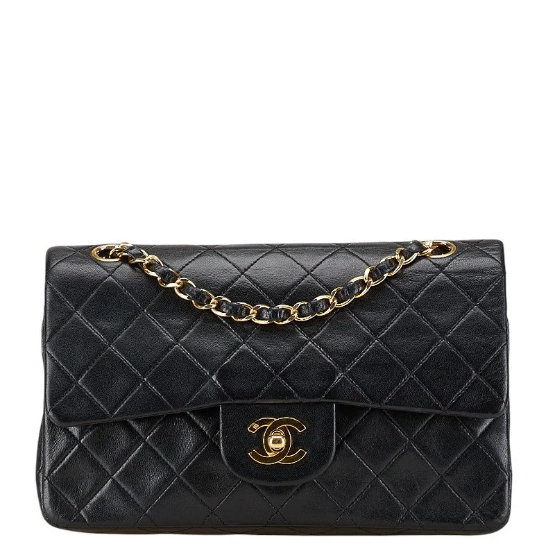 Shoulder bags with vintage clasps for nostalgia -Chanel Matelasse 23 Double Flap Shoulder Bag