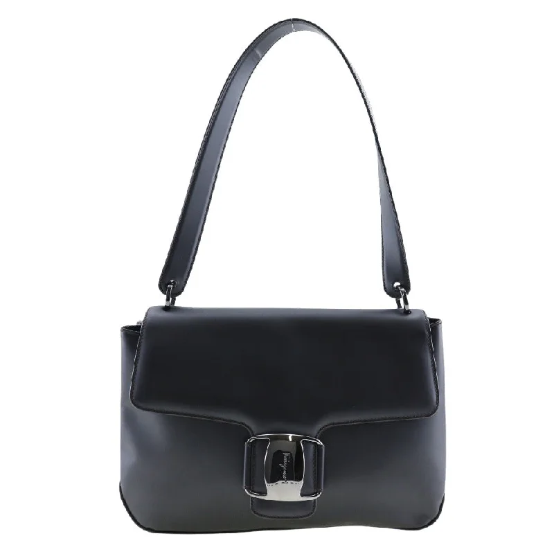 Vegan leather shoulder bags for eco-friendly style -Salvatore Ferragamo  Leather Shoulder Bag (Pre-Owned)