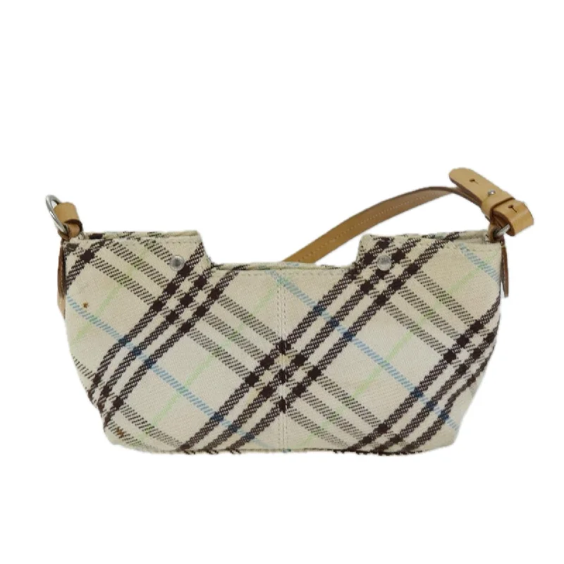 Shoulder bags with geometric patterns for modernity -Burberry Nova Check  Canvas Shoulder Bag (Pre-Owned)