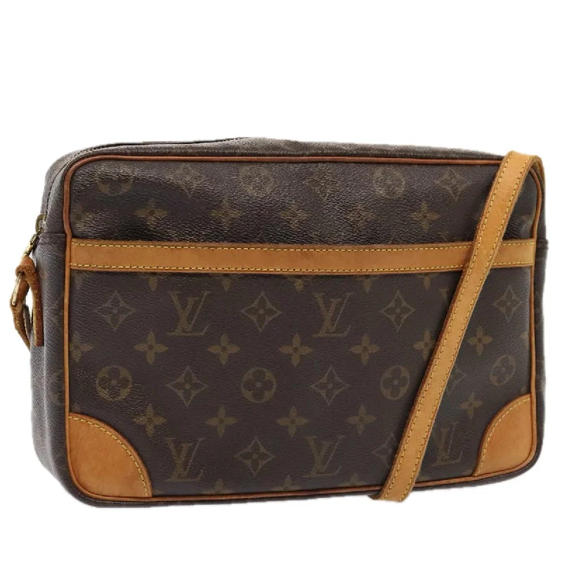 Shoulder bags with detachable pouches for versatility -Louis Vuitton Trocadéro  Canvas Shoulder Bag (Pre-Owned)