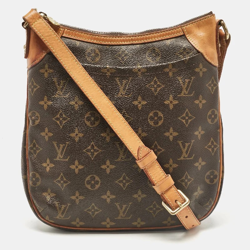 Shoulder bags with leather accents for elegance -Louis Vuitton Monogram Canvas Odeon Pm Bag