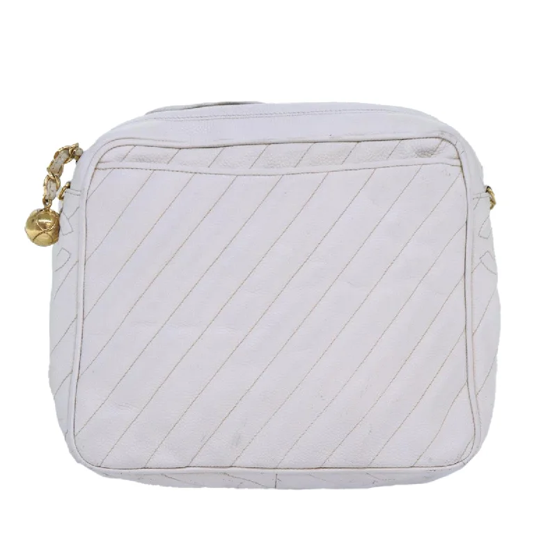 Shoulder bags with modern cutouts for style -Chanel Mademoiselle  Leather Shoulder Bag (Pre-Owned)