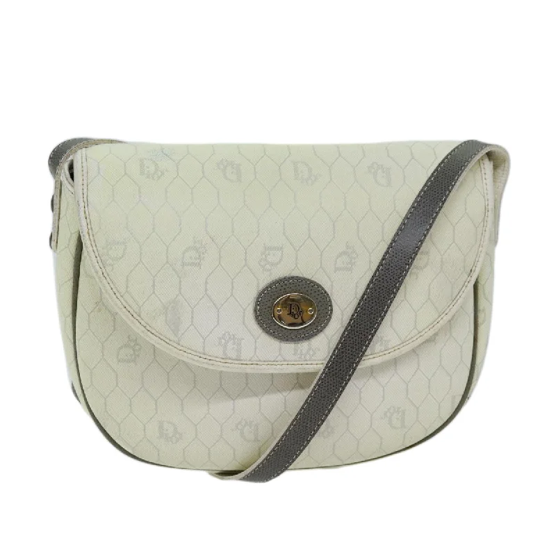 Shoulder bags with sleek leather for work -Dior Honeycomb  Canvas Shoulder Bag (Pre-Owned)