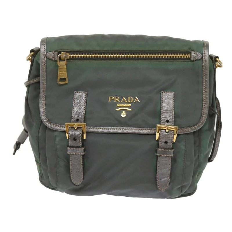 Shoulder bags with padded interiors for laptops -Prada  Synthetic Shoulder Bag (Pre-Owned)