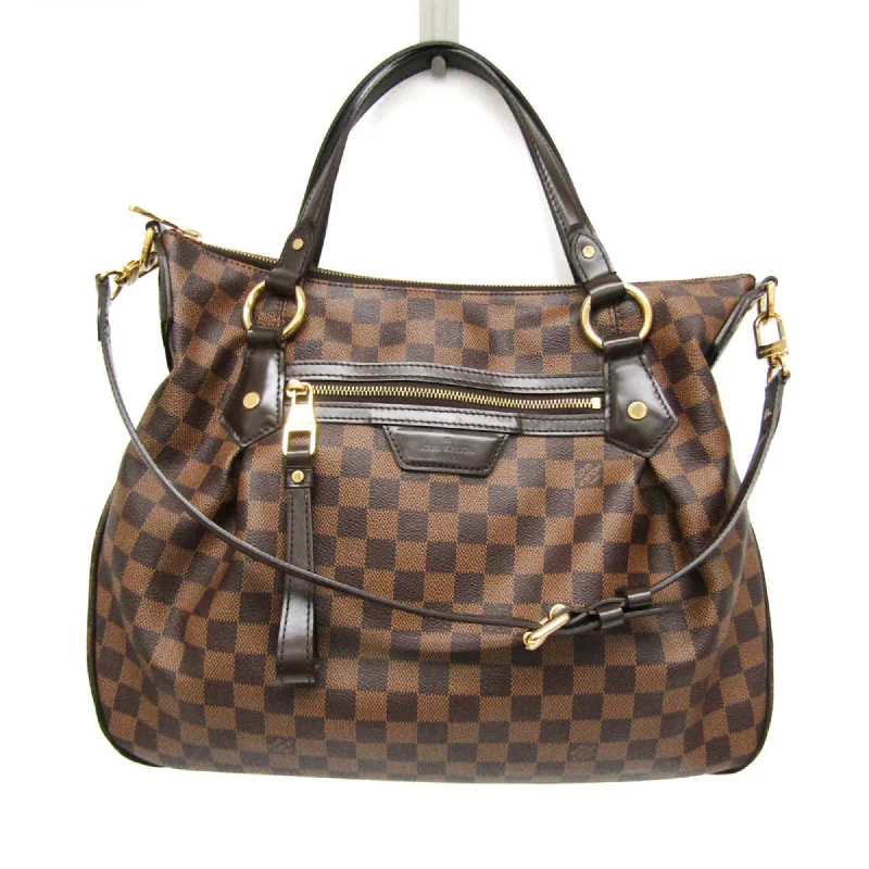 Waterproof shoulder bags ideal for rainy days -Louis Vuitton Evora  Canvas Shoulder Bag (Pre-Owned)